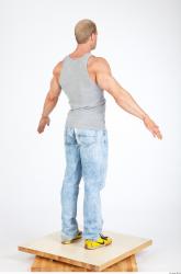 Whole Body Man Animation references White Casual Muscular